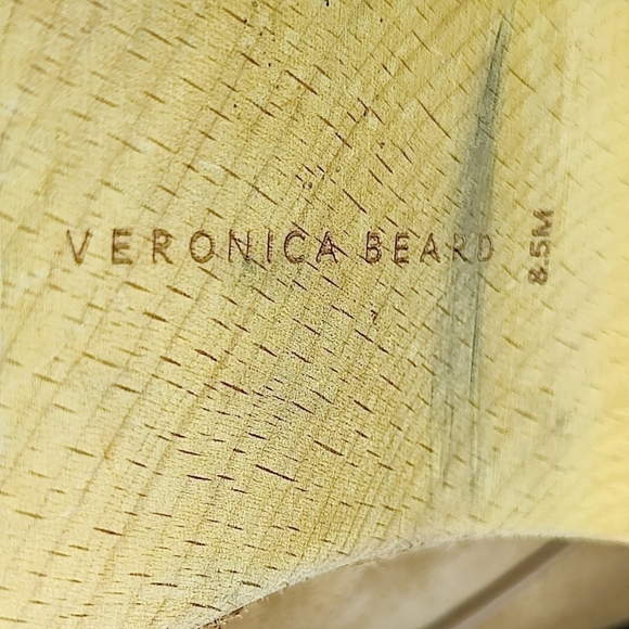 Veronica Beard Dacey Pecan Brown Suede 4 inch Clogs Size 8.5M - Picture 14 of 14